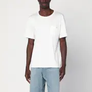 [Valentino] White T-shirt with Signature VLogo M White
