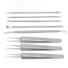 8Pcs Acne Extractor Kit Pimple Popper Blackhead Remover Skin Care Supplies