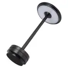 (Black) Cordless Rechargeable Led Table Lamp Metal Aluminum Portable Small Ta AU