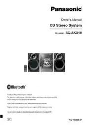 Panasonic SC-AKX18 CD Stereo System Owners Instruction Manual
