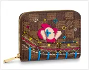 ❤️LOUIS VUITTON Christmas Vivienne Roller Coaster Zippy Coin Purse Wallet GIFT