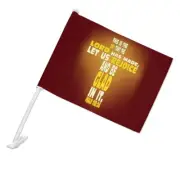 This is Day Lord Made Bible Cross Psalm Car Flag with Window Clip On Pole Holder