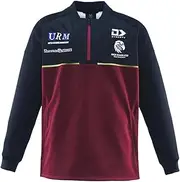 NRL 2025 Qtr Zip Anthem Jacket - Manly Sea Eagles - Maroon - Adult - Mens