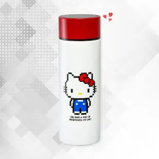 Hello Kitty 內膽陶瓷隨行真空保溫杯 350ml(三麗鷗正版授權 保溫杯)(保溫瓶)