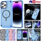 For iPhone 16 15 14 Plus 13 12 11 Pro Max Magnetic Magsafe Case Shockproof Cover