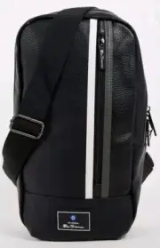 Ben Sherman Crossbody Sling Satchel side retro biker bag backpack $100 LAST ONE!