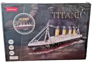 Cubic Fun 3D Titanic Puzzle Arts Crafts for Adults 34." LED Lights NEW