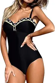 [Generic] Pregnancy Bikini Bathing Push Swimwear Padded Women's Up Bikini Swimsuit Onepiece Bra Monokini Swimwears Tankinis Set Black Swimsuit