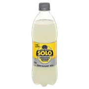 Solo Zero Sugar Lemon Soft Drink 600ml x 24