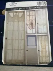 Vogue Sewing Pattern 7679 - Door Treatments - Uncut