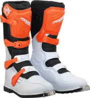 [Moose Offroad] Moose Racing Qualifier MX, boots , color: Orange/White/Black , size: 8 US