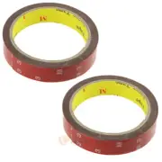 2X Auto Tape Acrylic Foam Double Sided Back Car Mounting Adhesive 3m x 20mm 10ft