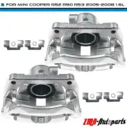 Front Side Brake Calipers for Mini Cooper R52 R50 R53 2005-2008 1.6L w/ Bracket (for: Mini)