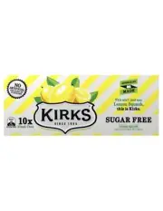 Kirks Sugar Free Lemon Squash 10 by 375m x 2