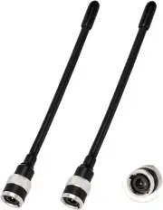 2x UHF Antenna 400-470MHz Two Way Radio BNC Male for CB Handheld/Portable Radio
