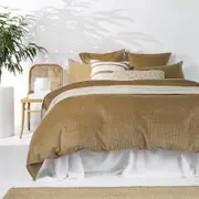 Bambury Sloane Quilt Cover Set - Butterscotch