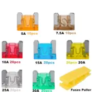120/240Pcs Assortment Low Profile Micro Mini Blade Fuse Set Kit Car Truck 5A-30A