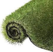 Prime Turf Artificial Grass 10SQM Roll 1x10m 45mm Pile Height Synthetic Turf Mat Fake Plants Yarn Lawn, Home Decor Garden Backyard Patio Indoor Outdoor Wall, Set of Olive Green Grasses