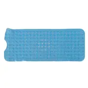 Bath Mat Mat PVC Anti Slip Mat for Bathroom Kitchen Hotel Toilet Shower Room 100x40cmBlue
