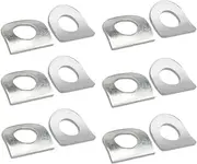 12 Pack Motorcycle Foot Peg Spring Washer Universal Gasket for Harley Davidson Softail Dyna CVO Sportster 883 1200 FootPeg Footrest Pin Bolt Rider Passenger Mount Rest Pedal Pads