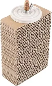 Happyyami Bird Perch Platform for Parrots and Budgies Durable Corrugated Paper Stand Easy Installation Bird Cage Accessory for Cockatiels and Parakeets Climbing Perch for Fun Activities