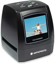 AgfaPhoto Photo-Realiview AFS100 - Digital Film Scanner 35 mm/135 and Slides (10 MP, 2.4 Inch), LCD Screen, Black