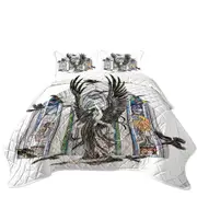 Fantasy Art Fairy of Ravens Coverlet