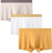 [Maiyifu-GJ] 3 Pack Mens Moisture-Wicking Boxer Briefs Soft Breathable Underwear Trunks Lightweight Comfortable Underpants, Color30, XX-Large, Color30, XX-Large