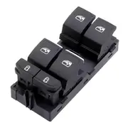 Car Window Regulator Switch Driver's Door Switch For Enyaq Superb 2015-2024 Left-hand Drive Black