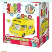 Cocomelon Ice Pop Truck Toy and 4x Ice-Pop Molds