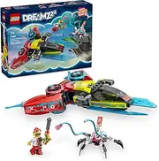 LEGO DREAMZzz 2in1 Cooper’s Gaming Controller Jet Plane to Helicopter Toy for 7+ Year Old Boys & Girls, Vehicle Building Set with Minifigure and Spider, Creative Kids Toy for Video Game Fans 71489