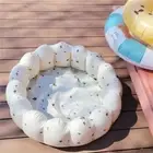 Inflatable Swimming Pool Baby Petal Shape Pool Indoor Outdoor Ball Pit Fence