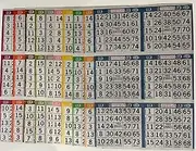 Bingo Paper Cards-6 on 10 up (125 Books/Order)