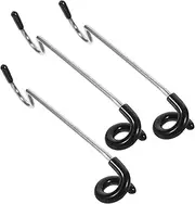 SUPVOX 3 Pack Camping Light Hooks Metal Pole Hook Hanger Non-Slip Lantern Hangers for Outdoor Activities Hiking Fishing