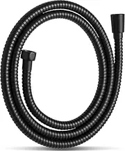 OFFO Shower Hose 1.5m(60 Inches) Kink-Free Premium Stainless Steel Handheld Shower Head Hose Flex Hoses Extension with Brass Insert and Nut for Bathing Cleaning Pet Bathing Matte Black
