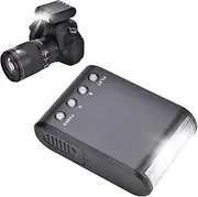 Mini Camera Flash Light, Portable On Camera Hot Shoe Mount Slave Flash with Auto Pre Flash Sensor, Optical Flash Slave Flashlight Universal for DSLR Cameras