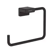 Hansgrohe Matte Black AddStoris Towel Ring