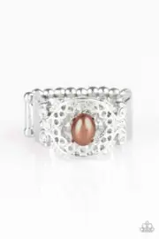 Paparazzi Ring - Mod Modest- Brown