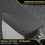 Subaru XV Premium Neoprene Console Lid Cover (Made to Order)
