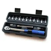 15Pcs/set 1/4 Torque Wrench 2-25NM BicycleSpanner Tool for Motorbike Maintenance