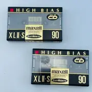 Maxell XLII 90 High Bias Cassette Tapes SEALED NEW