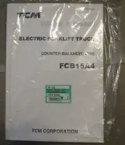 TCM Parts Catalogue Forklift Truck Counter Balanced PB-74RD FCB15A4