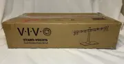 VIVO Dual Monitor Mount w/ Glass Base Stand for 2 Computer Screens up to 32"