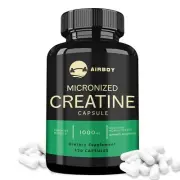 Creatine Monohydrate 1000mg - Creatine Monohydrate Bodybuild - 120 capsules