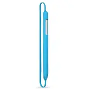 Soft Silicone Pencil Case Sleeve for Apple Pencil Generation 1 Generation 2 Cover Case 360 Full Protective blue