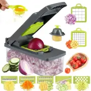 14/16 in 1 Vegetable Chopper Onion Handle Food Grate Kitchen Slicer Dicer Cut