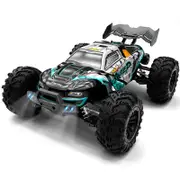 Catzon 70KM/H 4WD High Speed Brushless RC Truck 1:16 Scale RC Car All Terrain Off Road RC Car Green