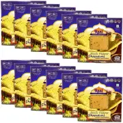 Rani Pappadums (Indian Lentil Wafer Snack) Black Pepper Papad 7 Ounce Pack of 12