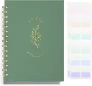 Undated Weekly and Monthly Planner Spiral Bound- Weekly Goals Notebook, Daily Pl