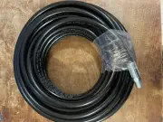 Sewer Jetter Hose 4400 PSI 1/4" NPT x 50' Black Thermoplastic Weather Resistant